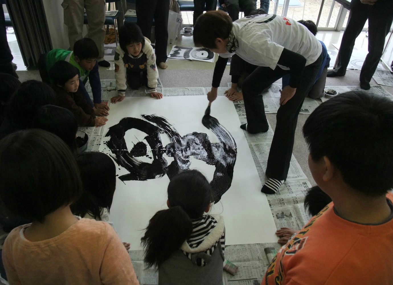 ニュースペーパー・カリグラフィー講座